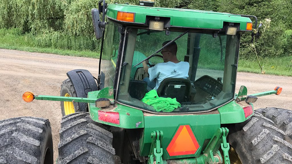 Kids 2024 driving tractor